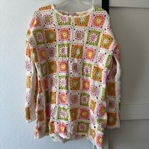 Colorful Crochet Sweater Show Me Your Mumu